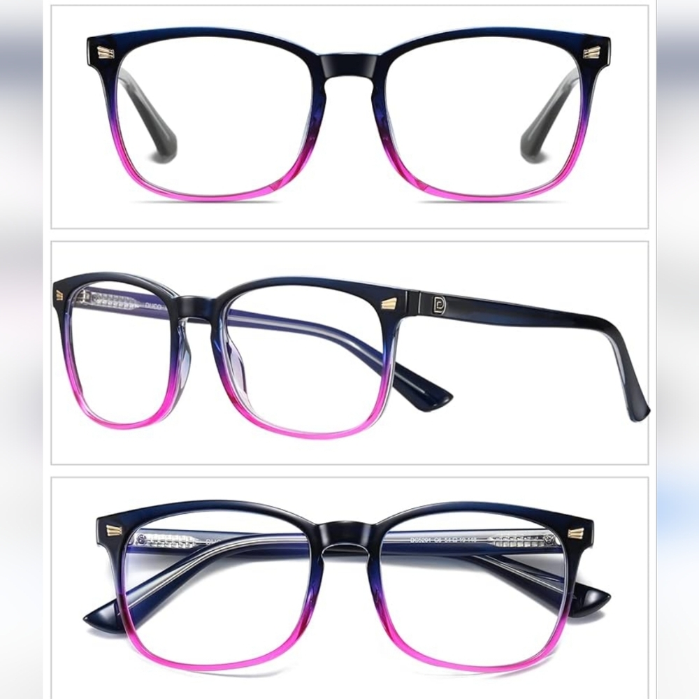 Blue light nerd glasses